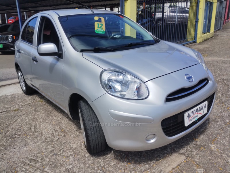 MARCH 1.6 S 16V FLEX 4P MANUAL - 2012 - CAXIAS DO SUL