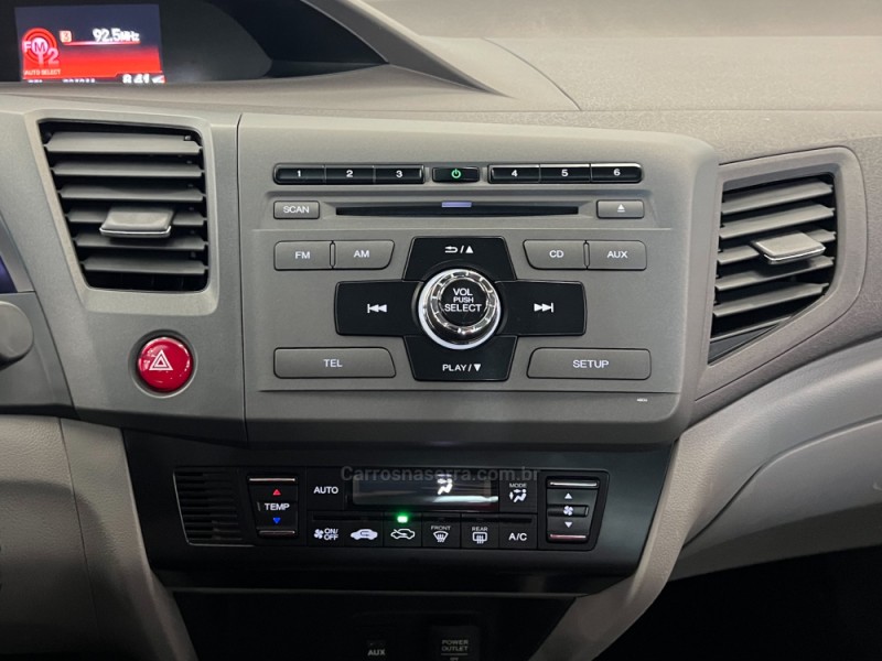 CIVIC 2.0 LXR 16V FLEX 4P AUTOMÁTICO - 2014 - FLORES DA CUNHA