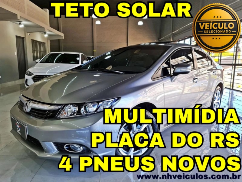 civic 2.0 exr 16v flex 4p automatico 2014 novo hamburgo