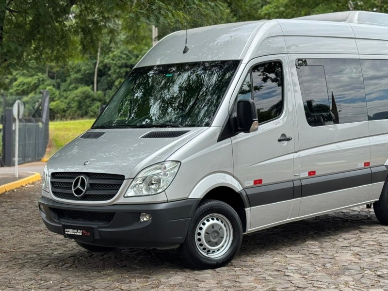 sprinter 2.2 415 van luxo teto alto 19 lugares diesel 3p manual 2015 dois irmaos