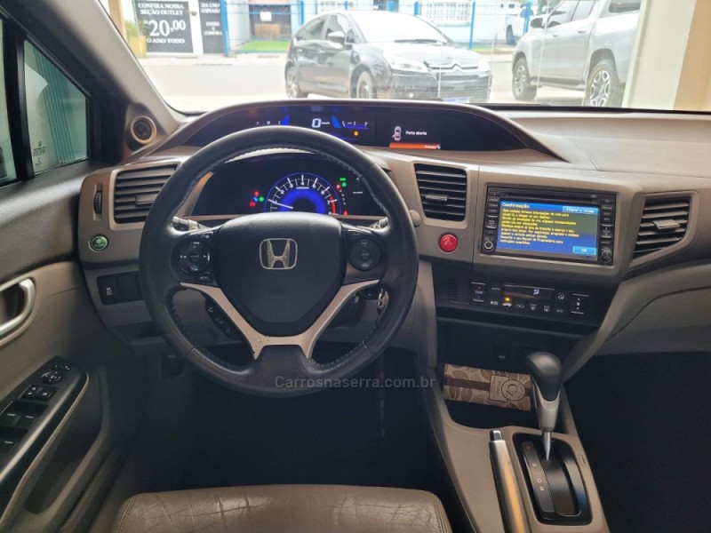 CIVIC 1.8 EXS 16V FLEX 4P AUTOMÁTICO - 2013 - CANELA