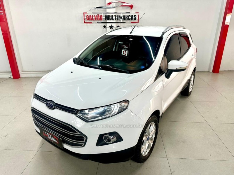ecosport 1.6 titanium 16v flex 4p manual 2013 caxias do sul