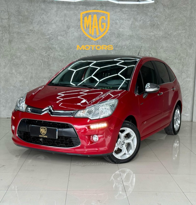 c3 1.6 exclusive 16v flex 4p automatico 2015 caxias do sul
