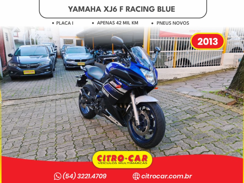 xj6 f racing blue 2013 caxias do sul
