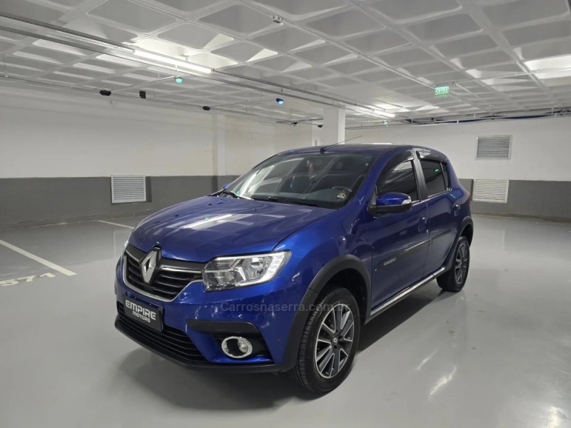 sandero 1.6 stepway intense x tronic 16v flex 4p automatico 2020 porto alegre