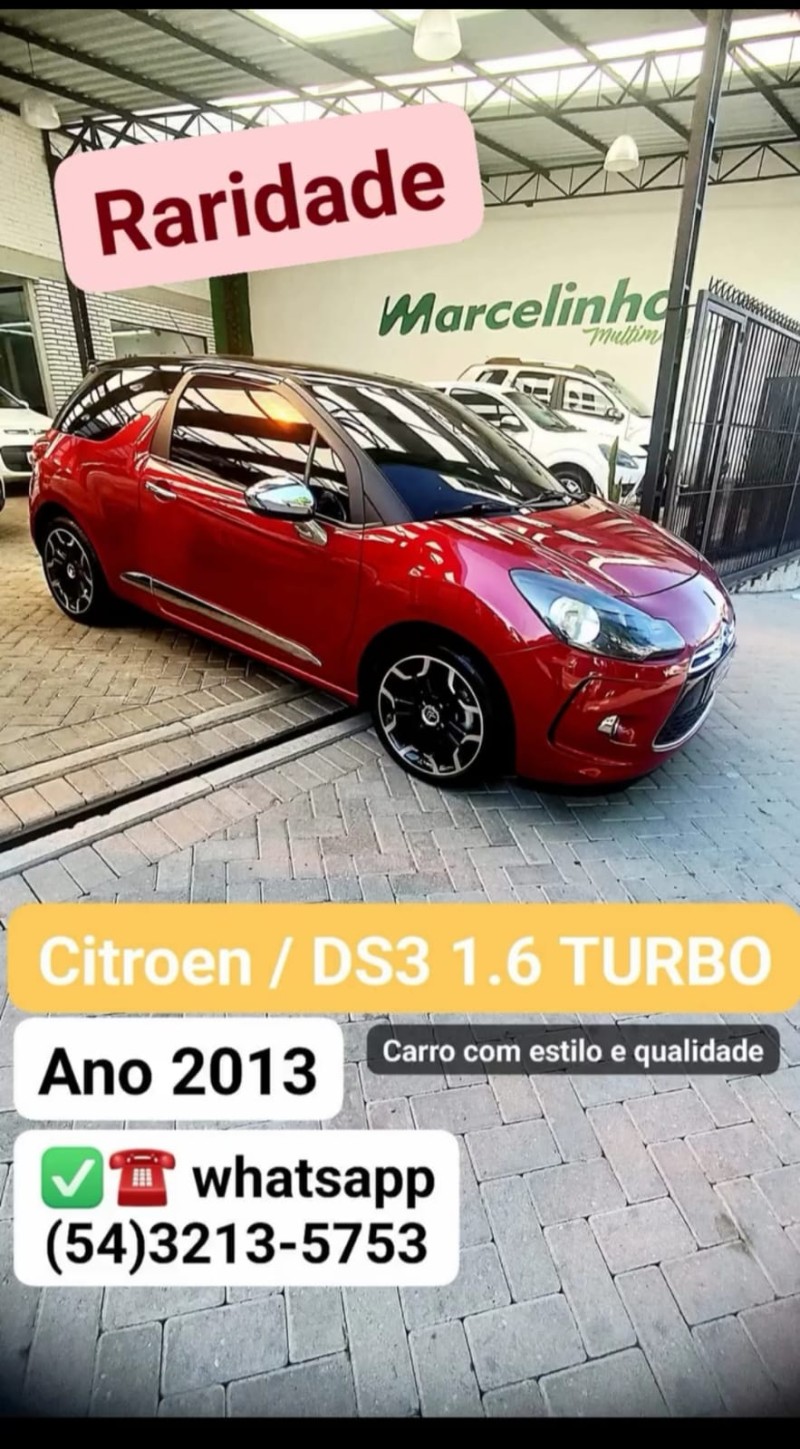 ds3 1.6 thp 16v gasolina 2p manual 2013 caxias do sul
