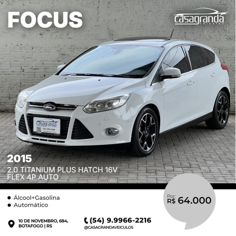 FOCUS 2.0 TITANIUM PLUS HATCH 16V FLEX 4P AUTO