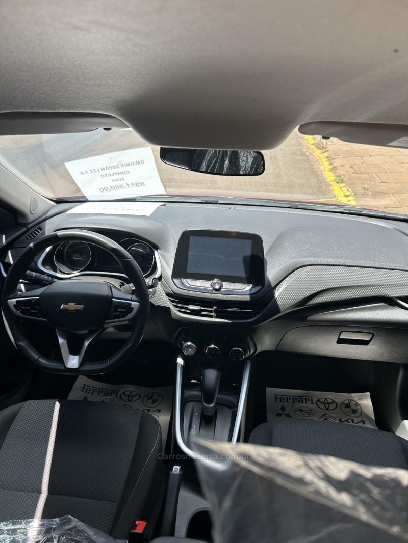 ONIX 1.0 LTZ 12V TURBO FLEX 4P AUTOMÁTICO - 2024 - CARAZINHO