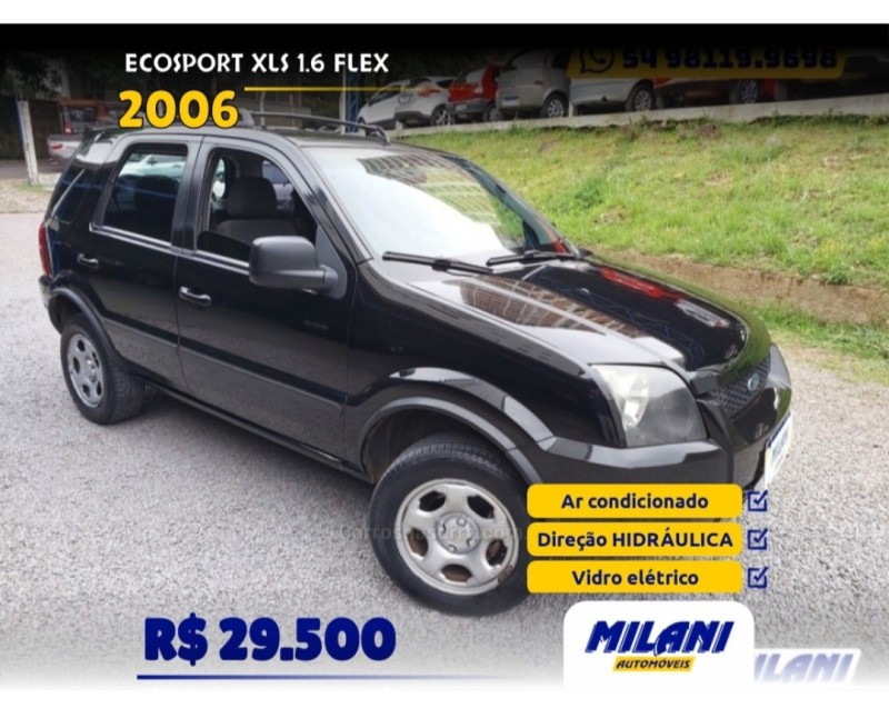 ecosport 1.6 xls 8v flex 4p manual 2006 bento goncalves