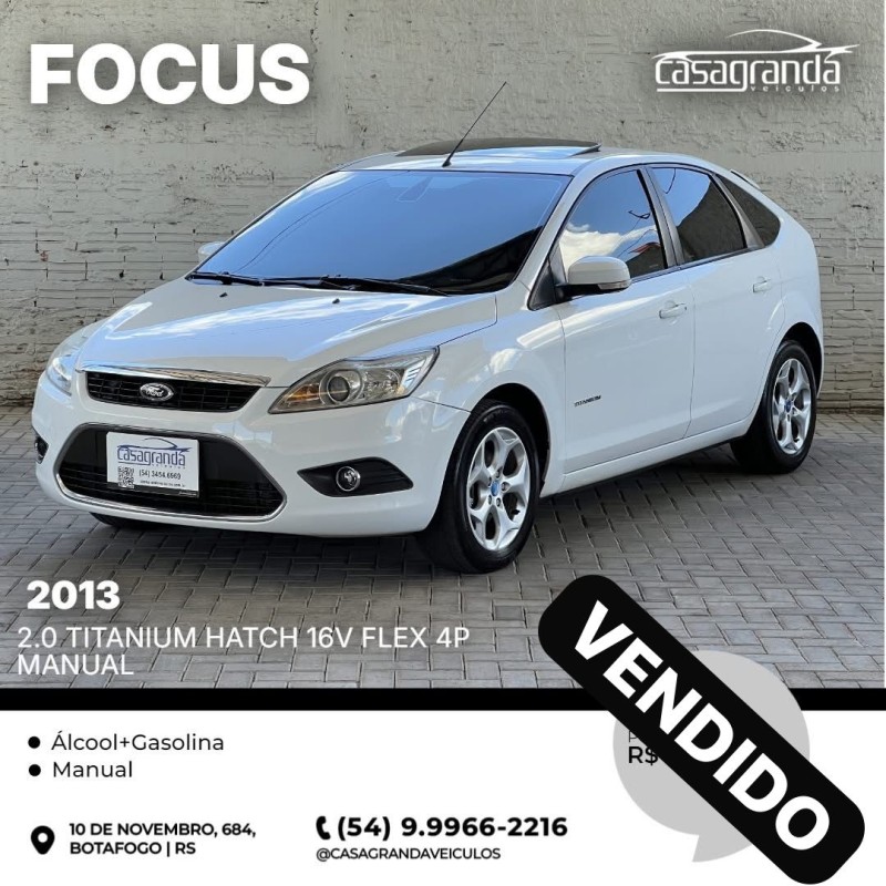 focus 2.0 titanium hatch 16v flex 4p manual 2013 bento goncalves
