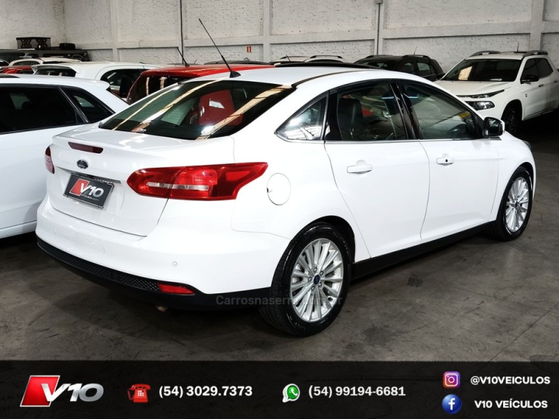 FOCUS 2.0 TITANIUM PLUS SEDAN 16V FLEX 4P AUTOMÁTICO - 2017 - CAXIAS DO SUL