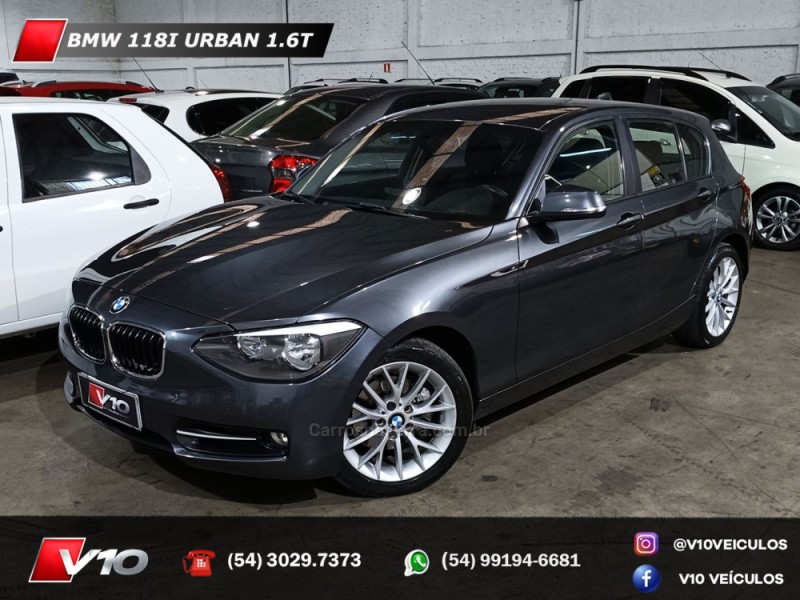 118i 1.6 urban line 16v turbo gasolina 4p automatico 2014 caxias do sul