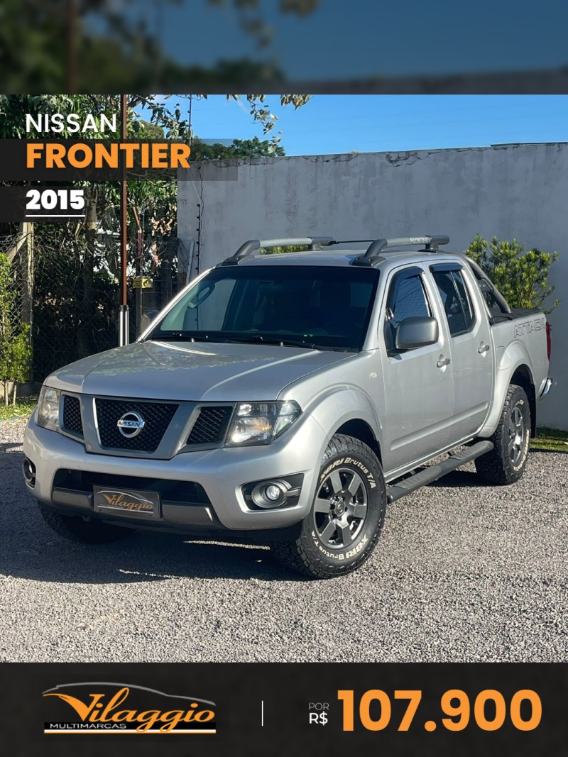 NISSAN - FRONTIER - 2014/2015 - Prata - R$ 107.900,00