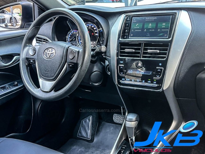YARIS 1.5 XL PLUS CONNECT 16V FLEX 4P AUTOMÁTICO - 2019 - NOVO HAMBURGO
