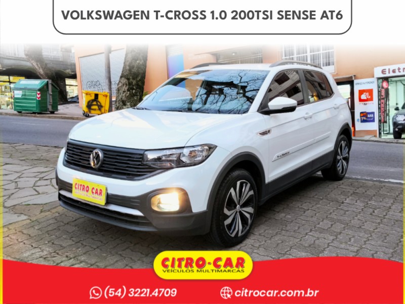 T-CROSS 1.0 TSI 200 SENSE AUTOMÁTICO - 2021 - CAXIAS DO SUL