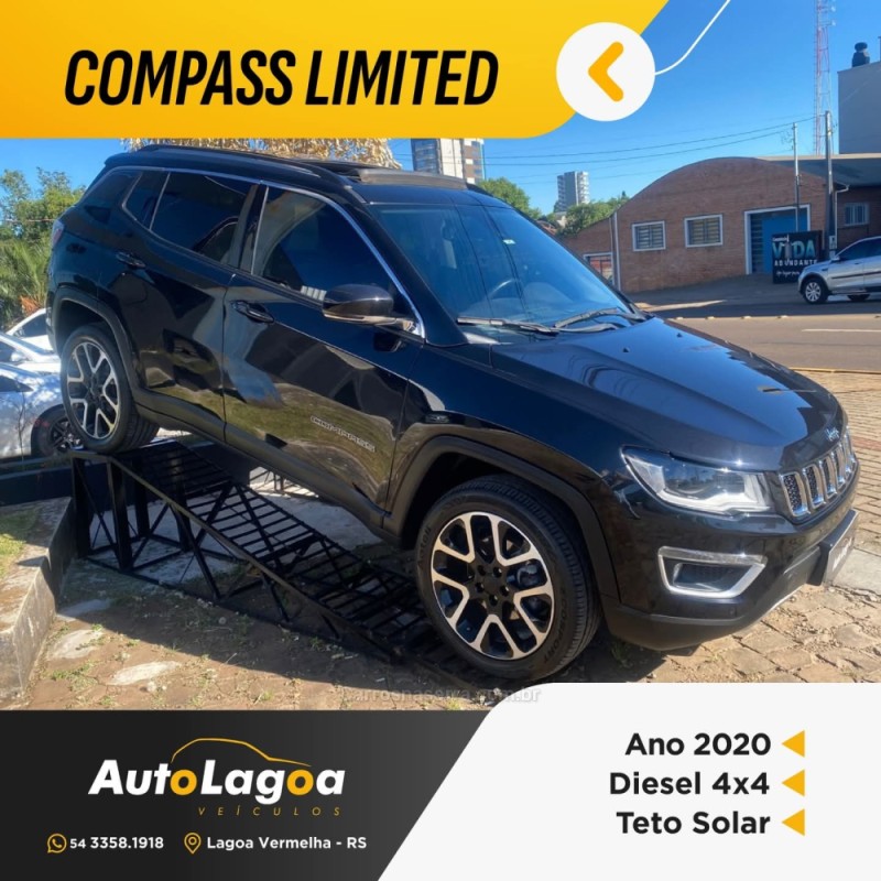 compass 2.0 16v diesel limited 4x4 automatico 2020 lagoa vermelha