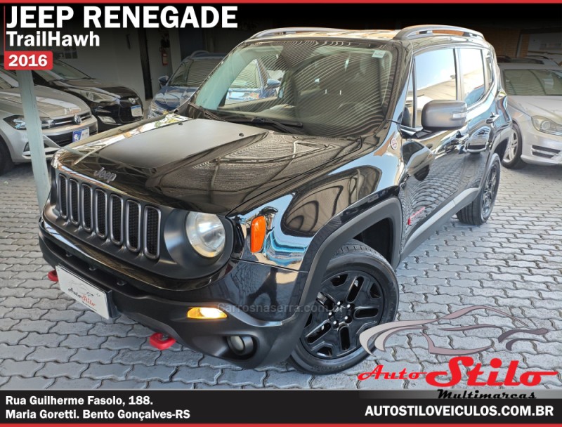 renegade 2.0 16v turbo diesel trailhawk 4p 4x4 automatico 2016 bento goncalves