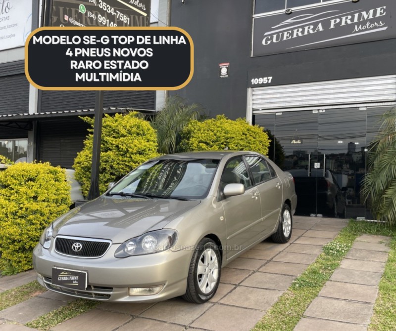 corolla 1.8 se g 16v gasolina 4p automatico 2003 caxias do sul