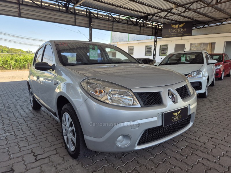 sandero 1.6 authentique 8v flex 4p manual 2009 caxias do sul