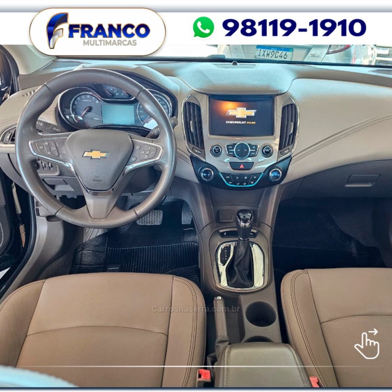 CRUZE 1.4 TURBO LTZ 16V FLEX 4P AUTOMÁTICO - 2017 - VACARIA