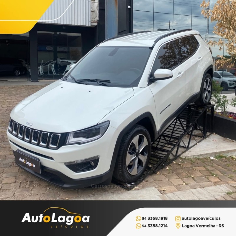 COMPASS 2.0 16V FLEX LONGITUDE AUTOMÁTICO - 2018 - LAGOA VERMELHA