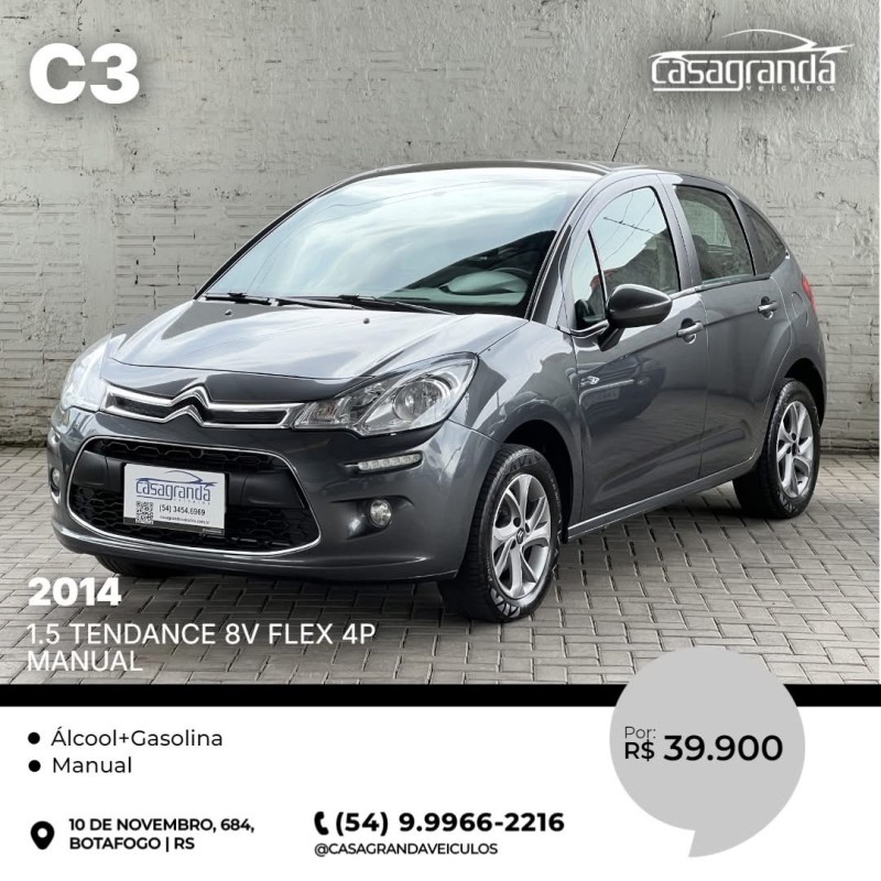 C3 1.5 TENDANCE 8V FLEX 4P MANUAL