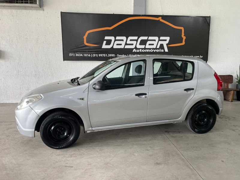SANDERO 1.0 AUTHENTIQUE 16V FLEX 4P MANUAL - 2010 - BOM PRINCíPIO