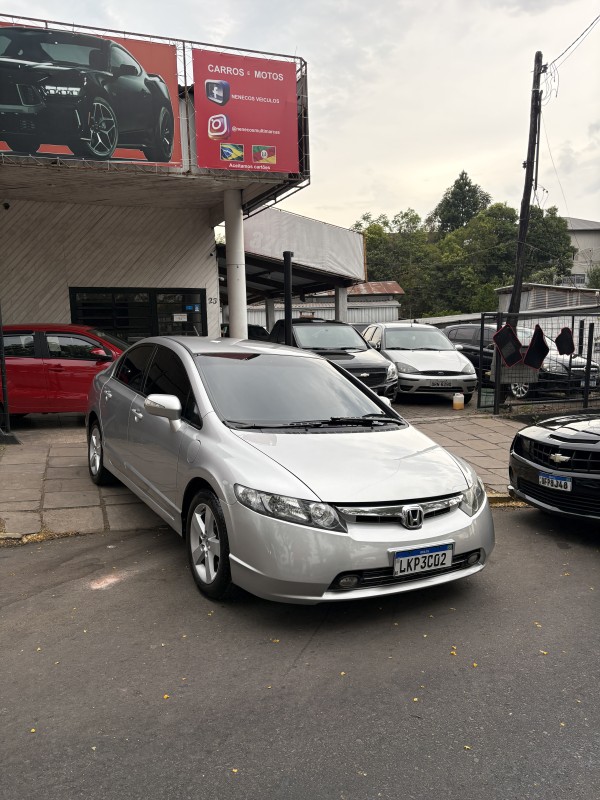 civic 1.8 lxs 16v flex 4p automatico 2008 farroupilha