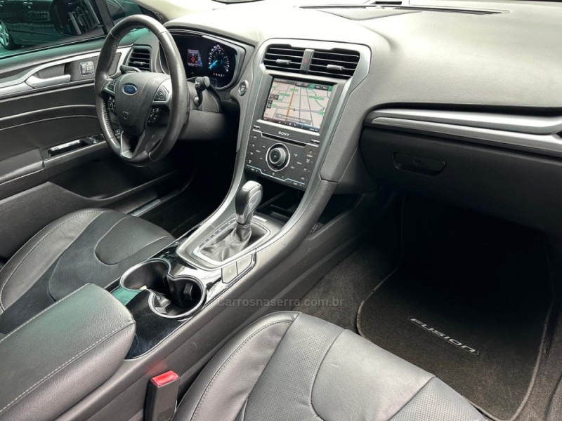 FUSION 2.0 TITANIUM GTDI ECOBOOST AWD AUTOMÁTICO - 2015 - CAMPO BOM