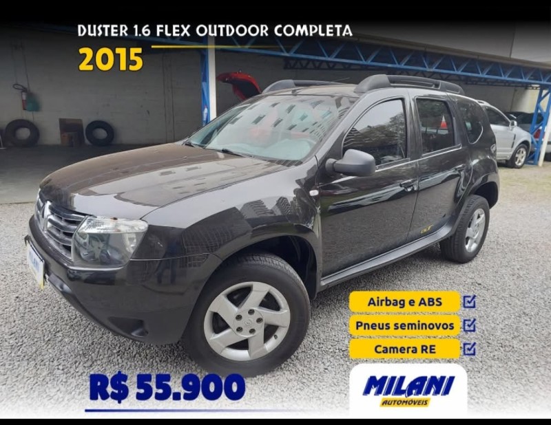 duster 1.6 outdoor 4x2 16v flex 4p manual 2015 bento goncalves