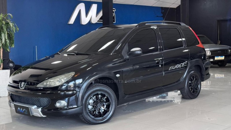 206 1.6 escapade sw 16v flex 4p manual 2008 estancia velha