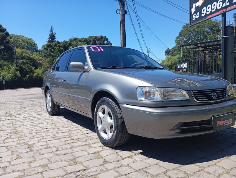 COROLLA 1.8 XEI 16V GASOLINA 4P AUTOMÁTICO - 2001 - CAXIAS DO SUL