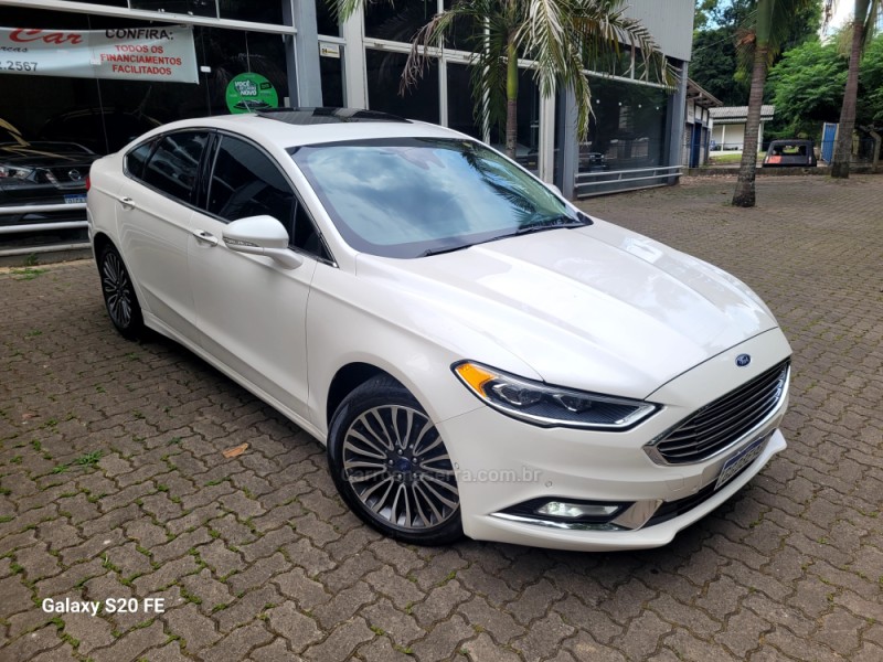 fusion 2.0 titanium gtdi ecoboost awd automatico 2018 nova prata