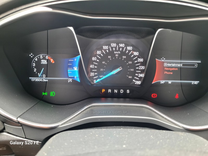 FUSION 2.0 TITANIUM GTDI ECOBOOST AWD AUTOMÁTICO - 2018 - NOVA PRATA