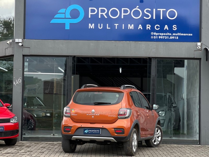 SANDERO 1.6 STEPWAY 8V FLEX 4P AUTOMATIZADO - 2016 - ESTâNCIA VELHA