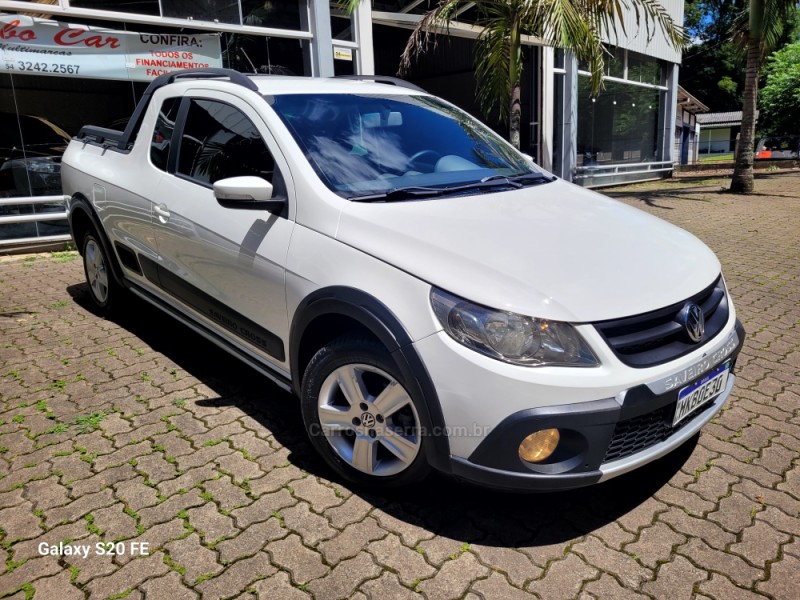 saveiro 1.6 cross ce 16v flex 2p manual 2012 nova prata