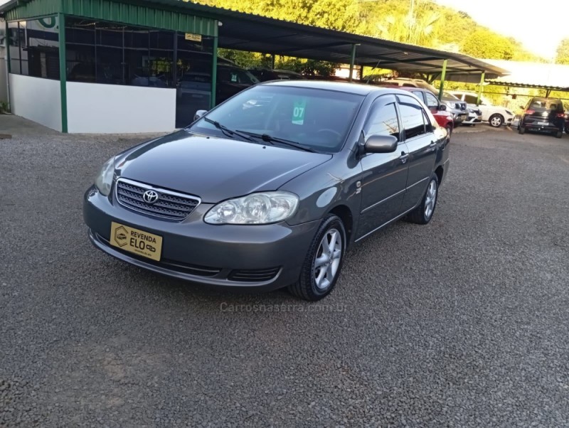 corolla 1.6 xli 16v gasolina 4p automatico 2007 picada cafe