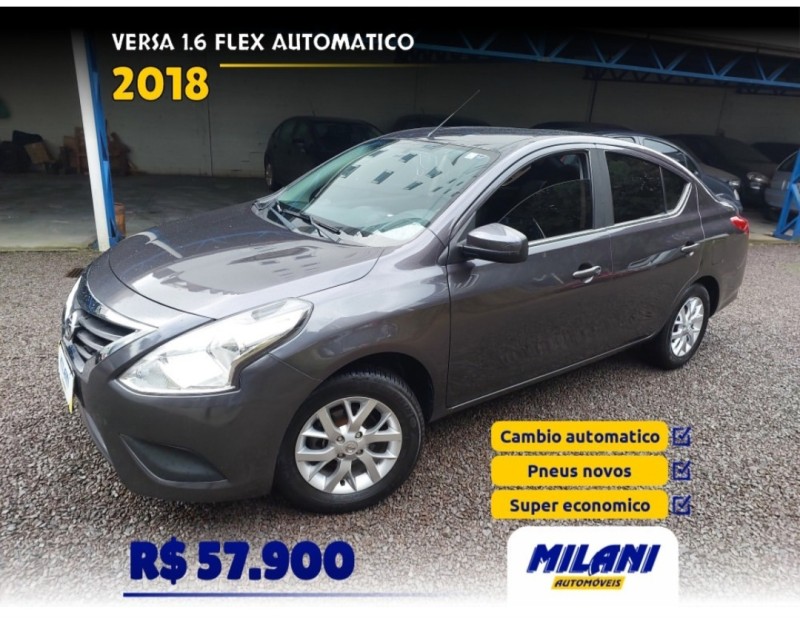 versa 1.6 16v flex sv 4p xtronic 2018 bento goncalves