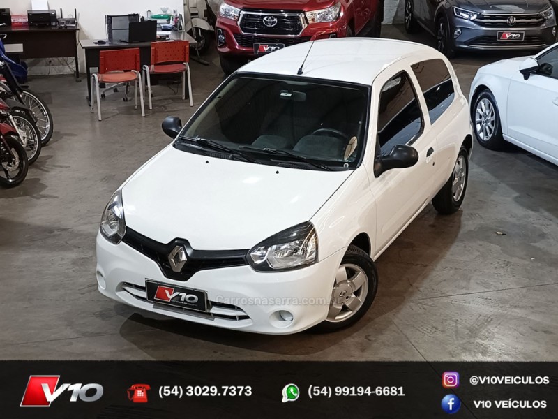 CLIO 1.0 AUTHENTIQUE 16V FLEX 2P MANUAL - 2013 - CAXIAS DO SUL