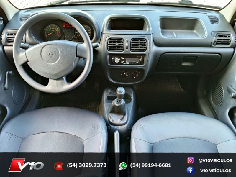 CLIO 1.0 AUTHENTIQUE 16V FLEX 2P MANUAL - 2013 - CAXIAS DO SUL