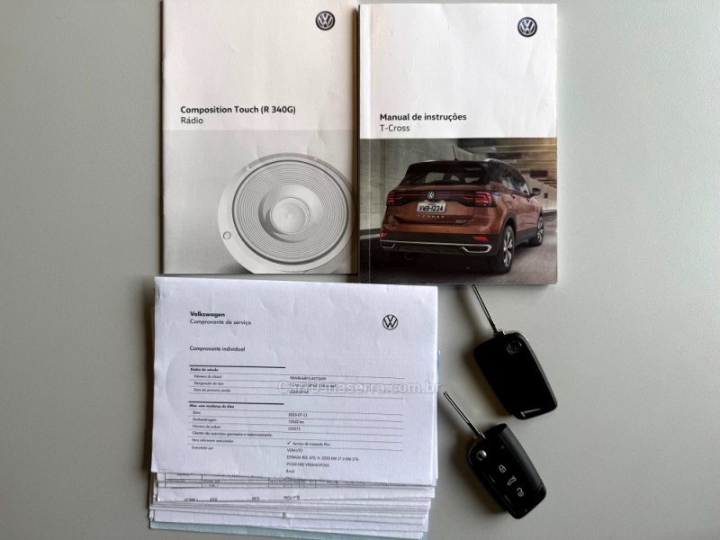 T-CROSS 1.0 TSI 200 SENSE AUTOMÁTICO - 2020 - CASCA