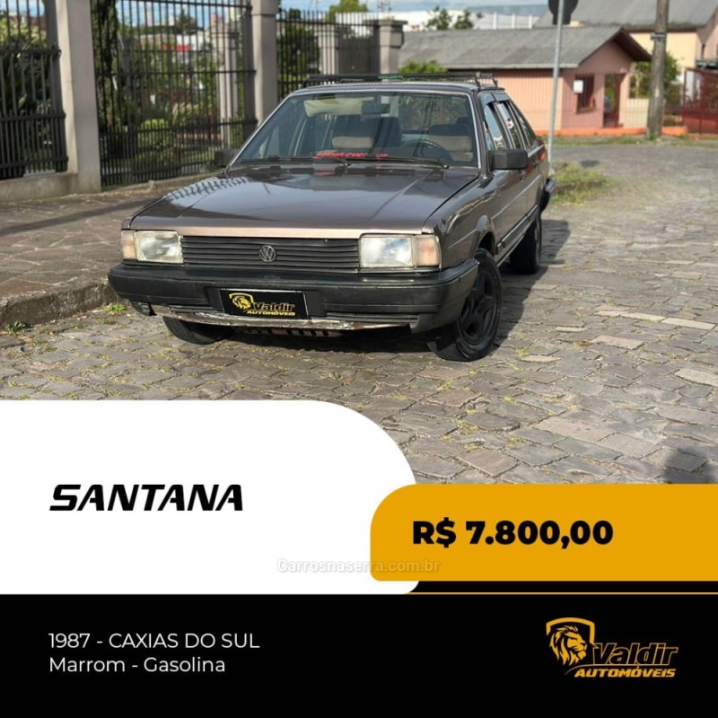 santana 1.8 cl 8v gasolina 4p manual 1987 caxias do sul