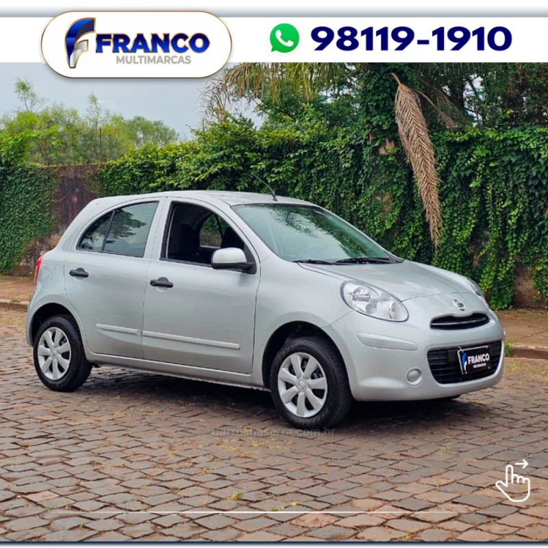 MARCH 1.0 S 16V FLEX 4P MANUAL - 2013 - VACARIA