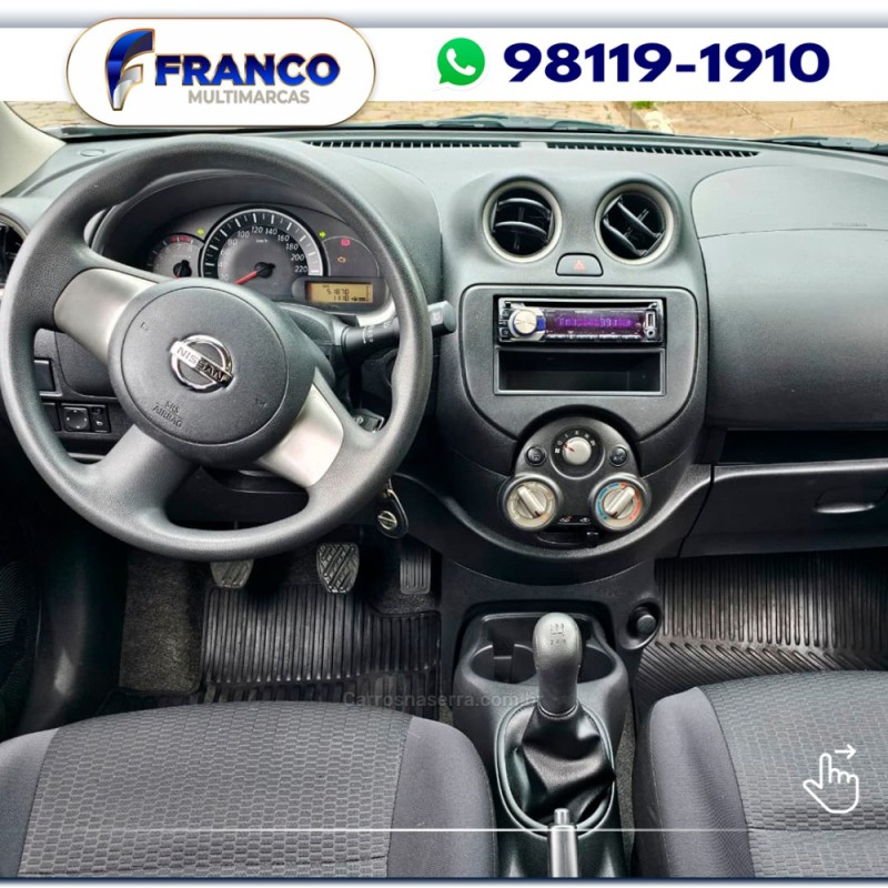 MARCH 1.0 S 16V FLEX 4P MANUAL - 2013 - VACARIA