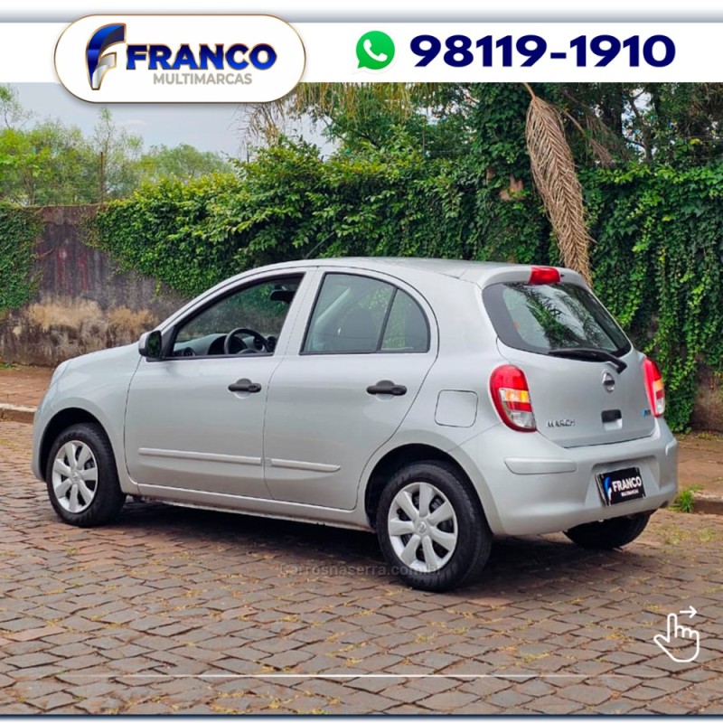 MARCH 1.0 S 16V FLEX 4P MANUAL - 2013 - VACARIA