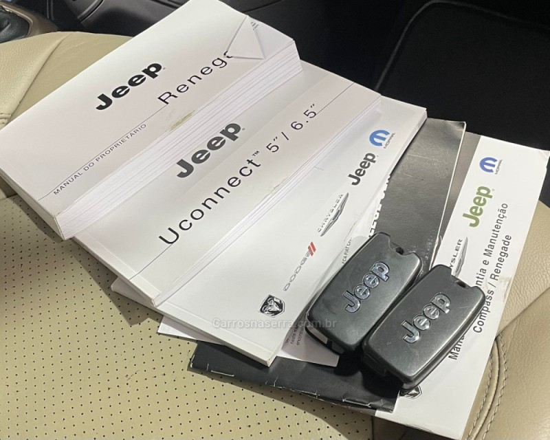 RENEGADE 1.8 16V FLEX LONGITUDE 4P AUTOMÁTICO - 2017 - VACARIA