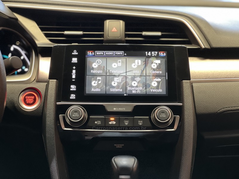 CIVIC 1.5 16V TOURING TURBO GASOLINA 4P AUTOMÁTICO - 2018 - BENTO GONçALVES