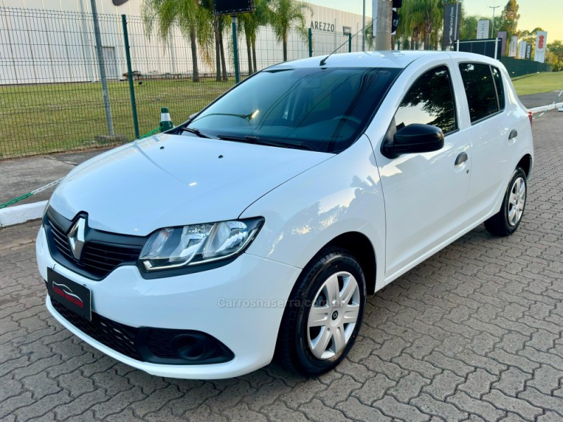 sandero 1.0 authentique 12v flex 4p manual 2017 estancia velha