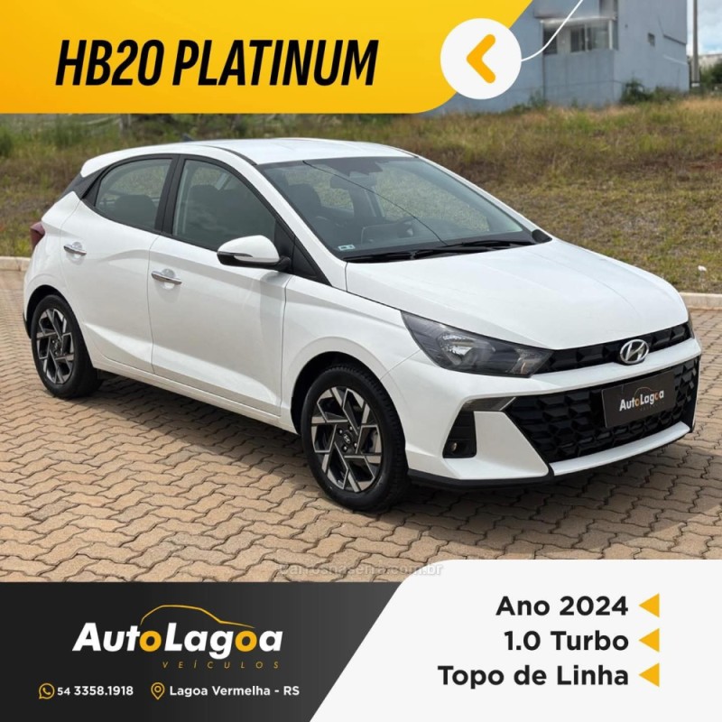 hb20 1.0 platinum 12v turbo flex 4p automatico 2024 lagoa vermelha
