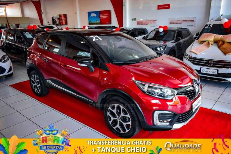 captur 1.6 16v intense bose flex 4p automatico 2021 santa cruz do sul